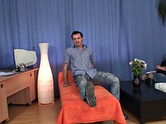 Vollbusig, Doppelpenetration, Oma, Flotter dreier