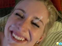 Blondine, Blasen, Pov, Muschi