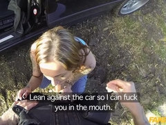 Cul à la bouche, Sucer une bite, Voiture, Doigter, De plein air, Chatte, Pute, Uniforme