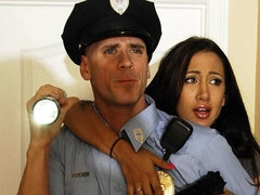 Kont, Grote lul, Pijpbeurt, Hondjeshouding, Natuurlijke tieten, Penis, Geschoren, Tiener