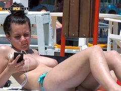 18 jaar, Enthousiasteling, Strand, Nudist, Openbaar, Tiener