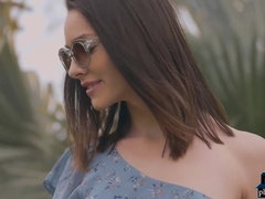 Amateur, Brunette brune, Hd, De plein air, Petite femme, Russe, Solo, Nénés