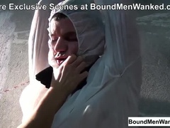 Grote lul, Gebondenheid, Dominatie, Dominante vrouw, Handbeurt, Masturbatie, Meesteres, Vastgebonden