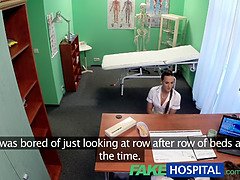 Leie, Braunhaarige, Hd, Krankenschwester, Realität, Sohn, Strümpfe, Spanner