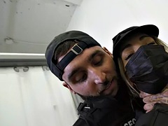 Dirty bisexuals fuck perverted lady in threesome in wet pussy