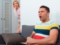 アナル, ベッドルーム, ブロンド, フェラチオ, 小柄, ハメ撮り, ティーン, オッパイの