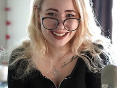 ASMR JOI from Nerdy kitten in glasses