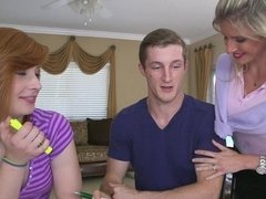 Blowjob, Daughter, Doggystyle, Hd, Milf, Natural tits, Panties, Teen