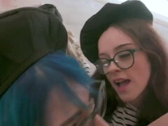 18, ブロンド, フェラチオ, チン, バック, Hd, オージー, ティーン