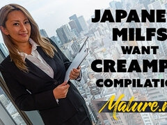 コンピレーション, 中出し, 毛深い, ハードコア, なめる, 熟年, オマンコ, 妻