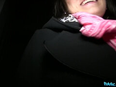 Adorable Vixen Sucking And Fucks Stranger To Buy Christmas Gifts