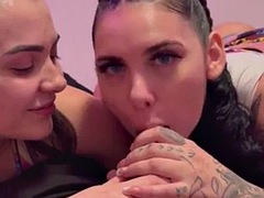 Chica, Verga grande, Negro, Mamada, Interracial, Chupando, Adolescente, Trio