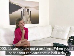美女, フェラチオ, 茶髪の