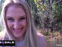 Barefoot Naked Outdoor Crushed POV by Blonde Giantess