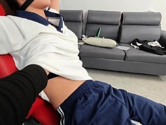 Leie, Sadomasochismus, Fesselspiele, Braunhaarige, Chinesisch, Fetisch, Sporthalle, Jungendliche (18+)