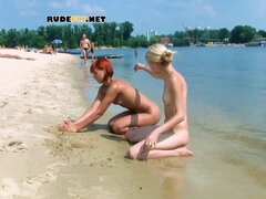 Enthousiasteling, Strand, Nudist, Openbaar, Mager, Tiener, Bekijker
