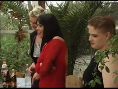 Européenne, Jeux, Partouze, Allemand, Naturelle, Seins naturels, Chevaucher, Pute