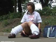 Anal, Japonés, Bragas, Bajo la falda