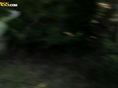 Sex lovers having fun in the car