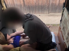 Mature Woman Used For Sex By Unknown Men For Two Days In A Row. Car Sex Outdoors