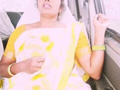 Telugu Maid Car Sex with Dirty Talk - Indian Big Ass & Natural Tits