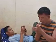 Amateur, Asiatique, Homosexuelle, Groupe, Plan cul à trois