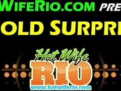 Tussi, Grosse titten, Vollbusig, Besamung, Gehörnter ehemann, Milf, Überraschung, Titten