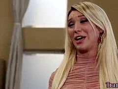 Sexy transsexual honies culo jizzed