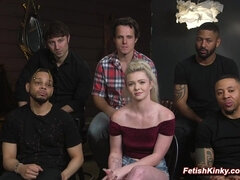 Sadomasochismus, Fesselspiele, Betrug, Fetisch, Klaffend, Gruppe, Hardcore, Sklave