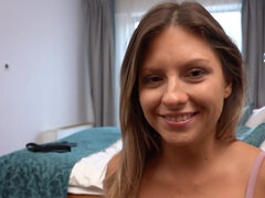 Blonde, Brunette, Cute, Hardcore, Huge cock, Licking, Rough, Shaved
