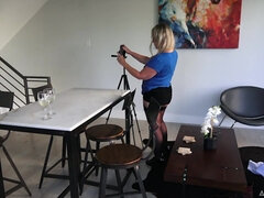 デカチン, 巨乳な, ぽちゃ, バック, デブ, 淫乱熟女, オッパイの, 妻