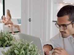 Leie, Blondine, Blasen, Spermaladung, Hundestellung, Fetisch, Ehemann