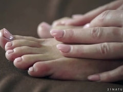 Nana, Blonde, Sucer une bite, Fétiche des pieds
