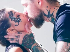 Nasty inked bitch Alyssia Kent making love like a slut