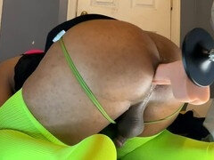 Hookup machine pounds massive black booty