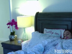 ベッドルーム, フェラチオ, 捕まる, 爸, 小柄, ガリガリ, ティーン, オッパイの