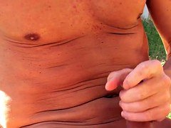 Hardcore, Masturbation, Im freien