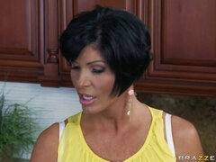 デカパイ, フェラチオ, チン, バック, ヨーロピアン, 指いじり, なめる, ショートヘア