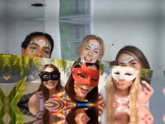 18 летние, Большая жопа, Большой член, Семяизвержение, Вчетвером, Секс без цензуры, Латиноамериканки, Табу