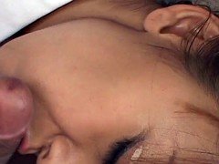 Asian nurse gives the best titty fuck to the dude