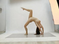Nicole Smith bending inside out undressed