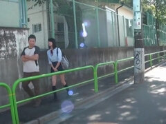 Cute Japanese Schoolgirl Getting Fucked Balls Deep