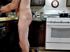 Enthousiasteling, Grote lul, Homo, Masturbatie, Mager, Alleen