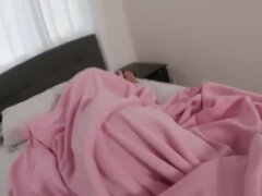 Rondborstig, Dochter, Handbeurt, Hd, Natuurlijk, Tepels, Gezichtspunt, Mager