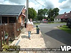 Braunhaarige, Tschechisch, Hd, Pov, Muschi, Realität, Titten