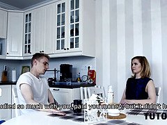 フェラチオ, バック, Hd, キッチン, 淫乱熟女, ストッキング, フェラする, 教師
