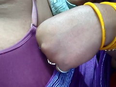 ぽっちゃり, デカパイ, 自家製, インド人