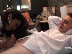 Fresh Young Black Pussy Creampie - Claudia Adams & Andrea Dipre Fuck in HD