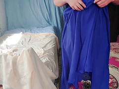 Fetichismo travestista, Linda, Vestido, Gay, Transexual asiatica, Transexual, Puta, Solo