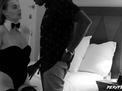 Noire, Hôtel, Interracial, Prostituée, Rugueux, Pute, Nénés, Pute